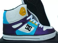 dc shoes pixie heart skate shoes-white purple